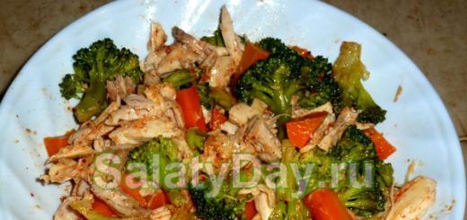 Салат из брокколи — рецепты приготовления вкусных и полезных блюд Как сделать салат из брокколи