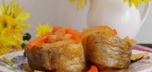 Минтай под маринадом из моркови и лука — пошаговые и видео рецепты